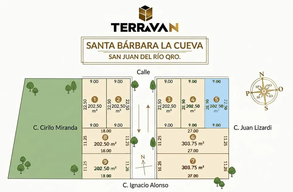 Terreno de Inversión en Santa Bárbara La Cueva, SJR | Lote 5