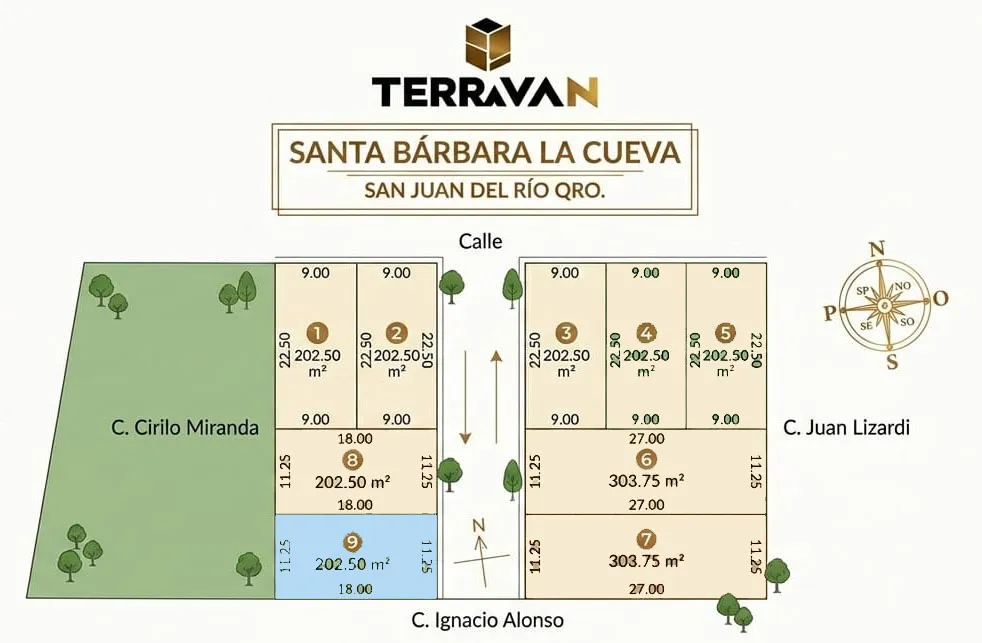 Lote Campestre con Agua y Luz en Santa Bárbara, Querétaro | Lote 9