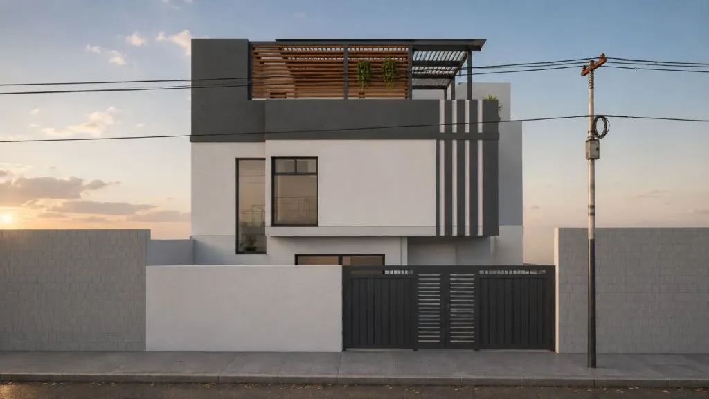 Casa Moderna con Estudio y Jardines en Col. El Pedregal, San Juan del Río